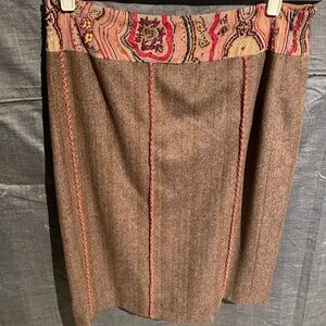 Etro wool skirt